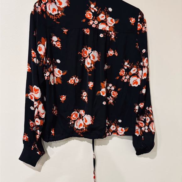 Isabel Marant Black and Red Floral Bomber Jacket - Picture 2 of 2